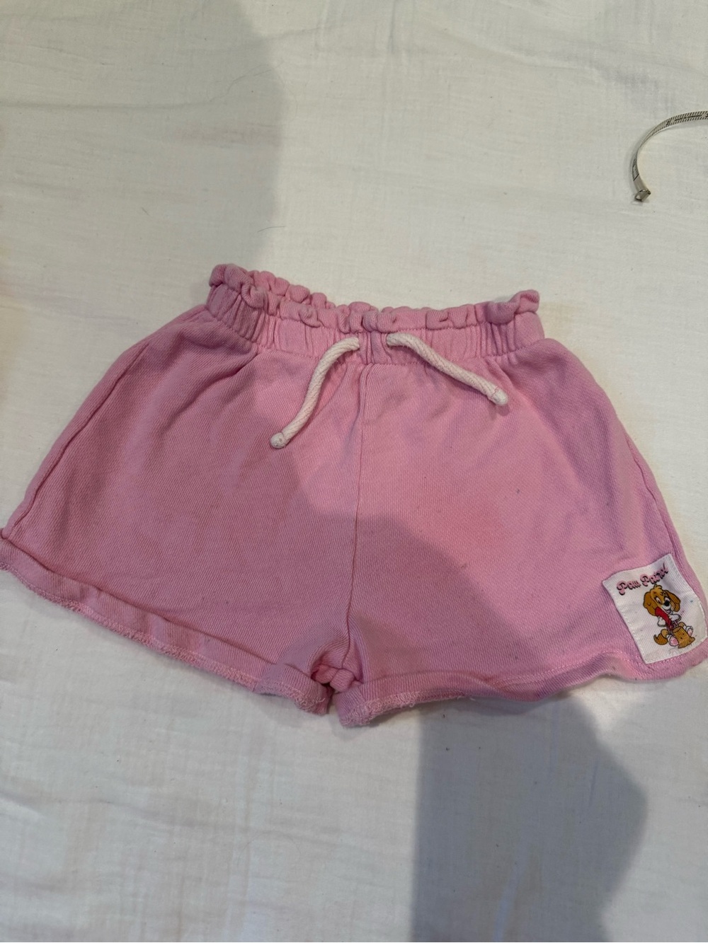 Zara girl Pink Girls' Elastic Waist Knit Shorts 4-5T